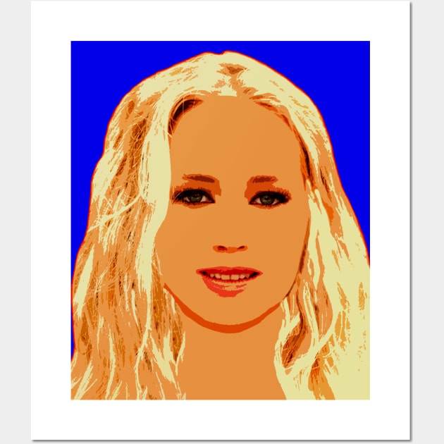 jennifer lawrence pop art Wall Art by oryan80